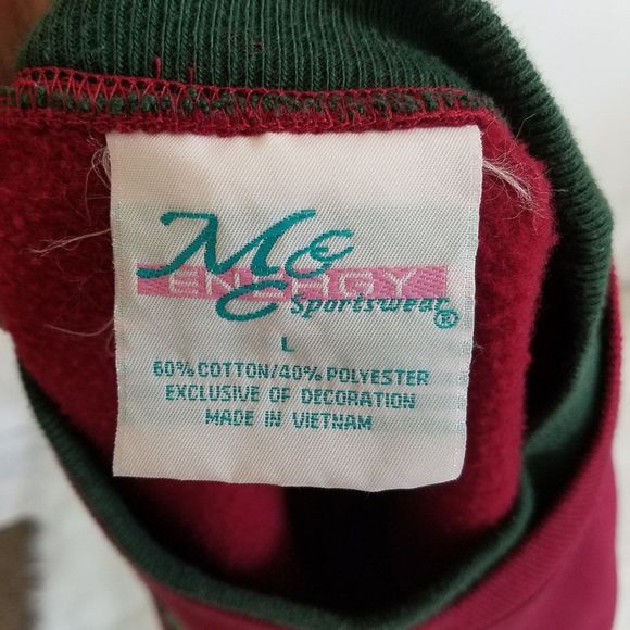 Vintage Winter Christmas Sweatshirt Crewneck Snow - Picture 4 of 5